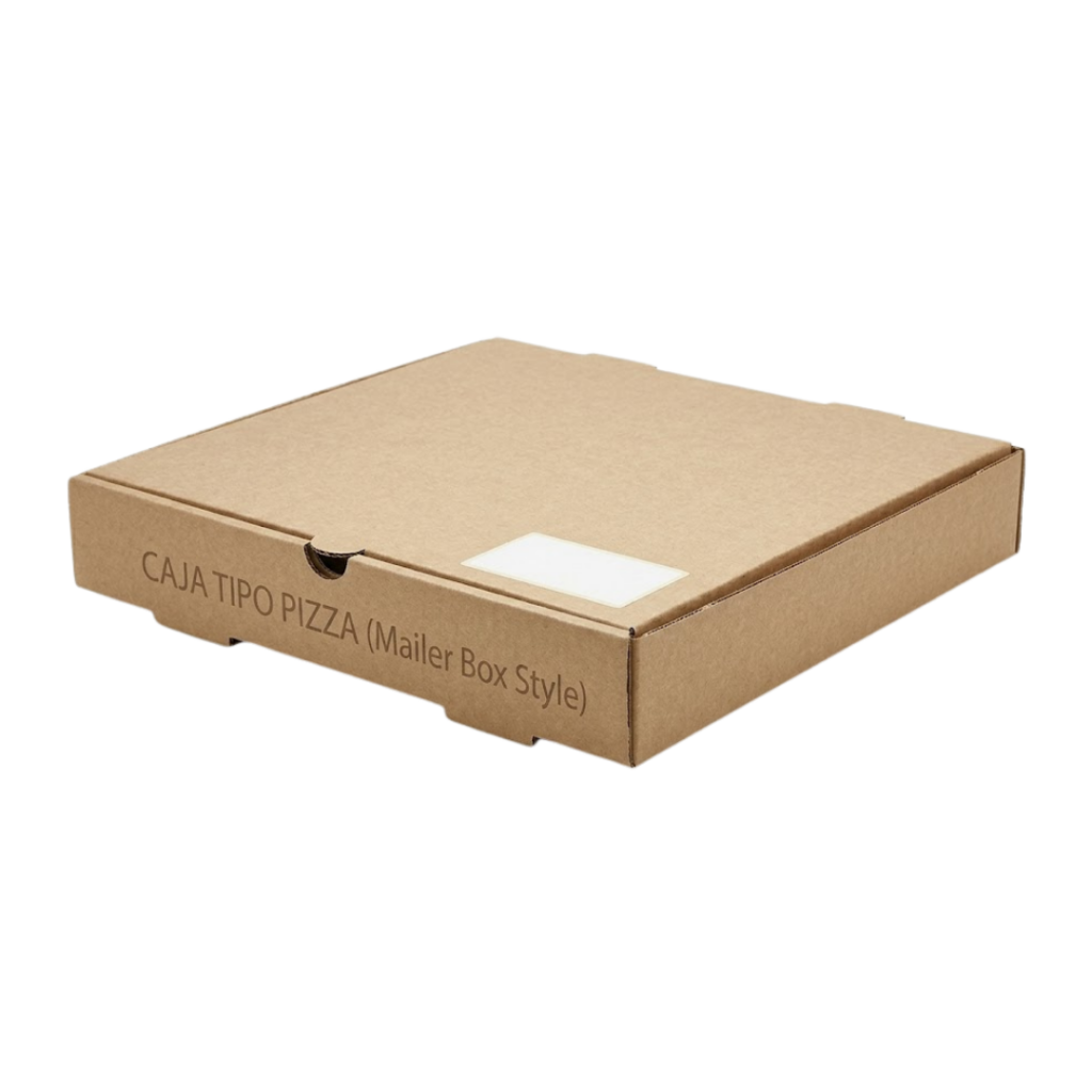 caja tipo pizza