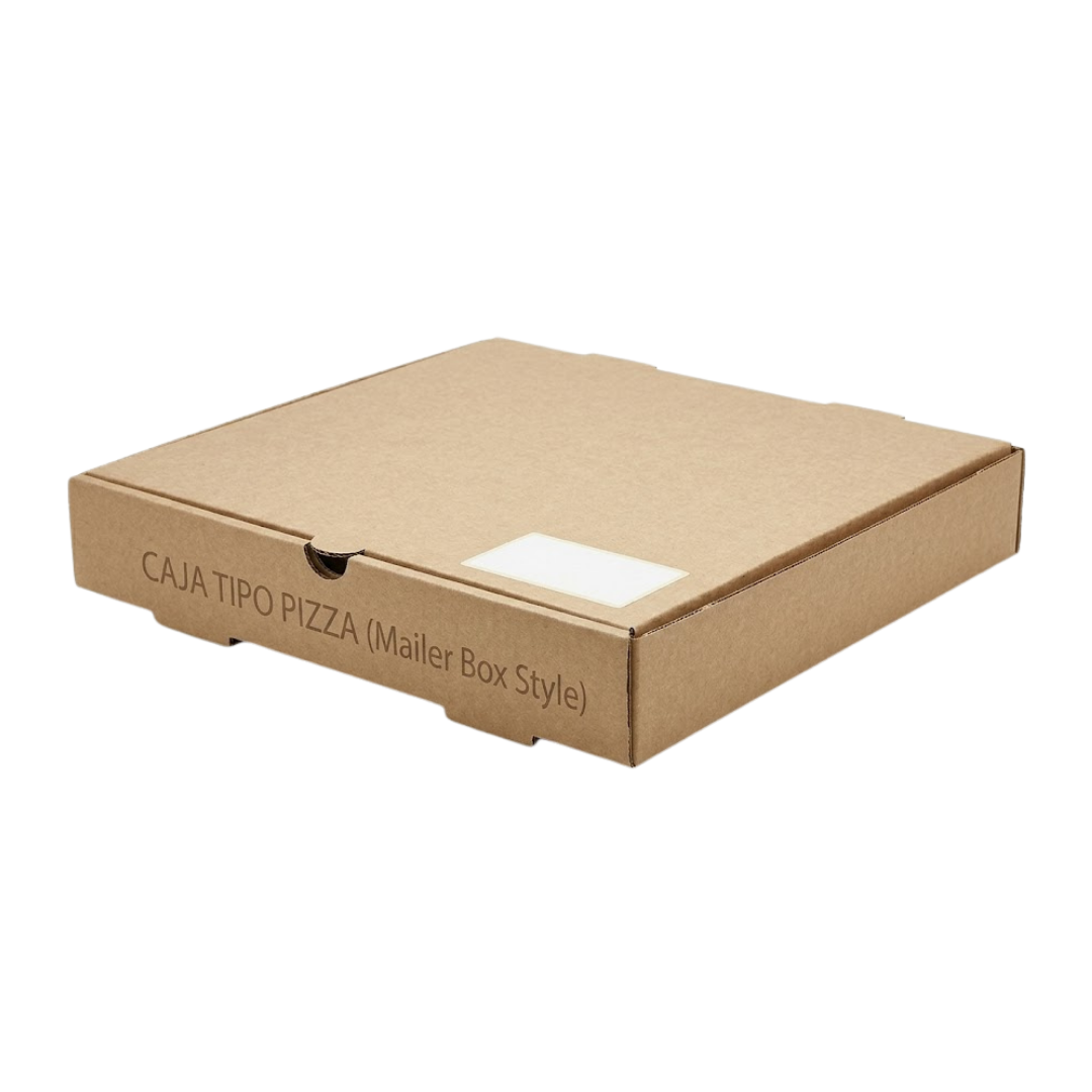 caja tipo pizza
